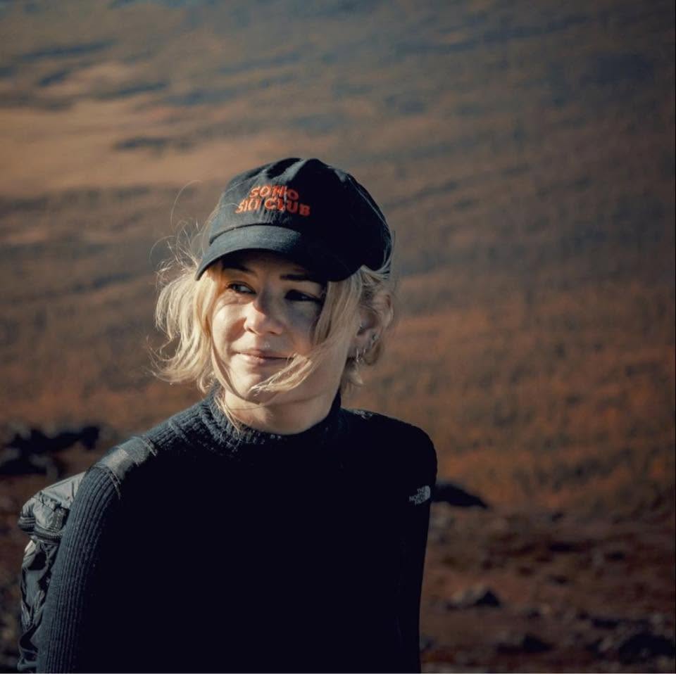 Sofia Wester in the mountains